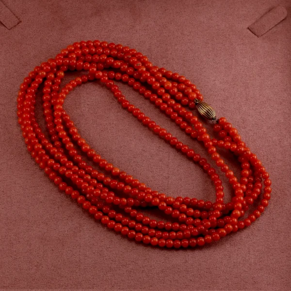 Naszyjnik z korala - 14K