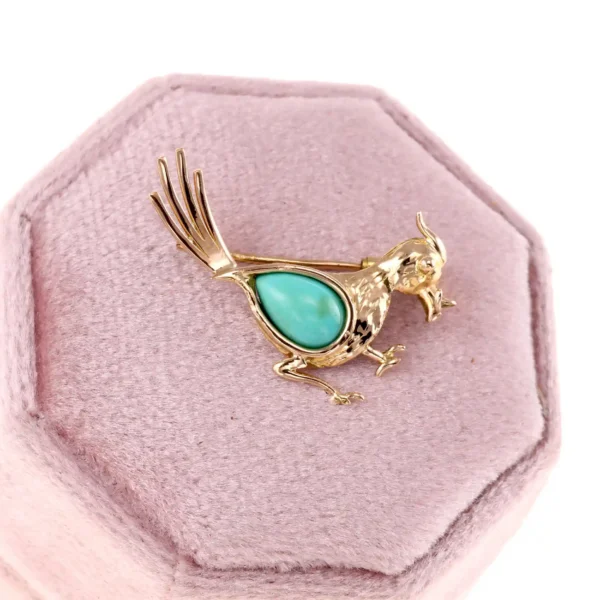 Brosza ptak - 18K