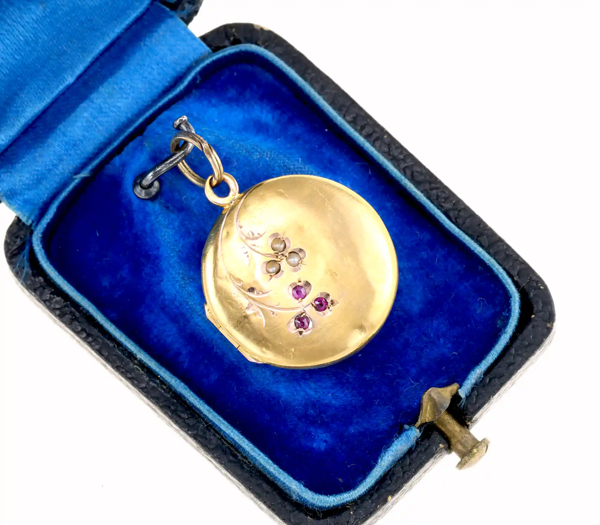 Mały złoty 18K sekretnik